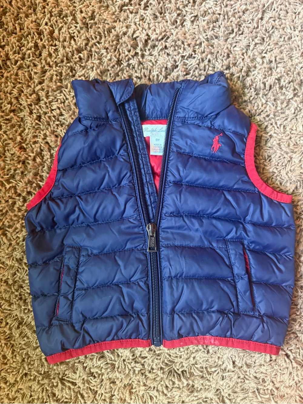 Polo puffer vest